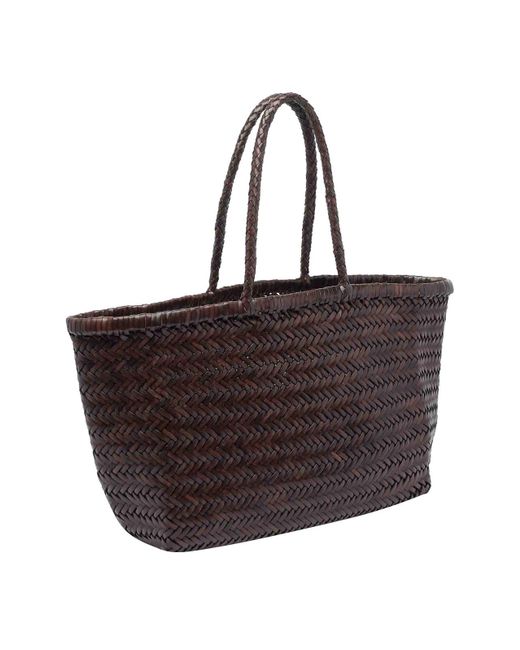 Dragon Diffusion Big Bamboo Triple Jump Basket Bag in Brown | Lyst