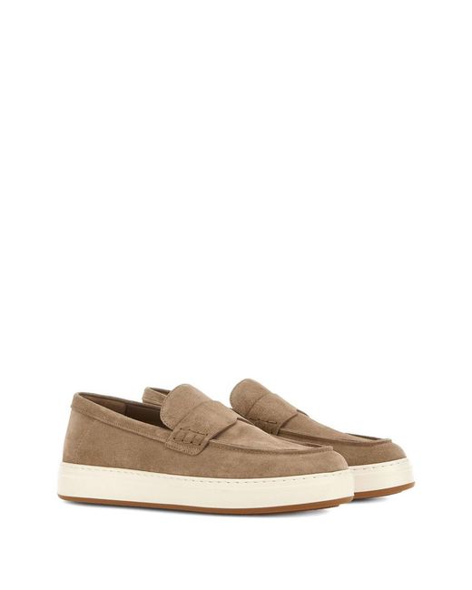 Hogan Brown H-Tv Loafers for men