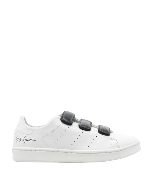 Y-3 White Stan Smith Velcro Sneakers for men