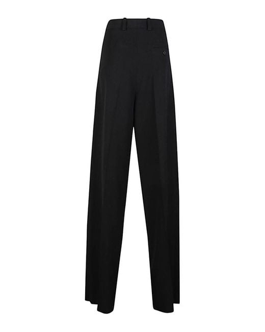 Balenciaga Black Wool Tailored Trousers
