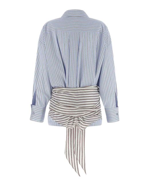 The Attico Blue Mini Dress