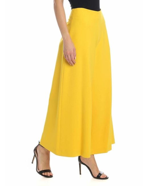 Vivetta Yellow Crop Trousers