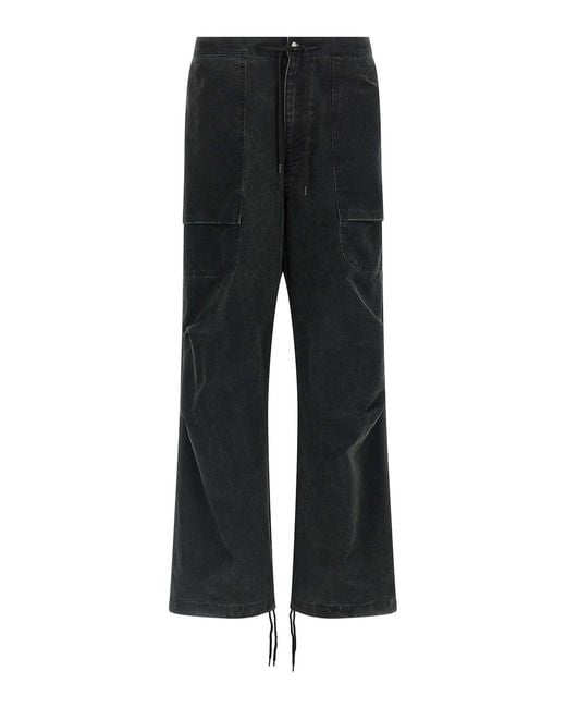 Entire studios Black Barren Cargo Pants for men