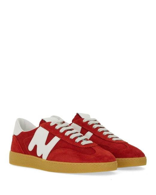 MSGM Red Retro" Sneaker