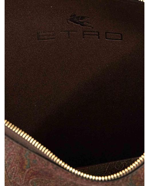 Etro Brown Hobo Essential Large Shoulder Bag