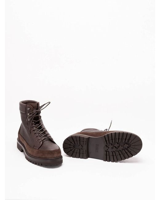 Brunello Cucinelli Brown Boots for men