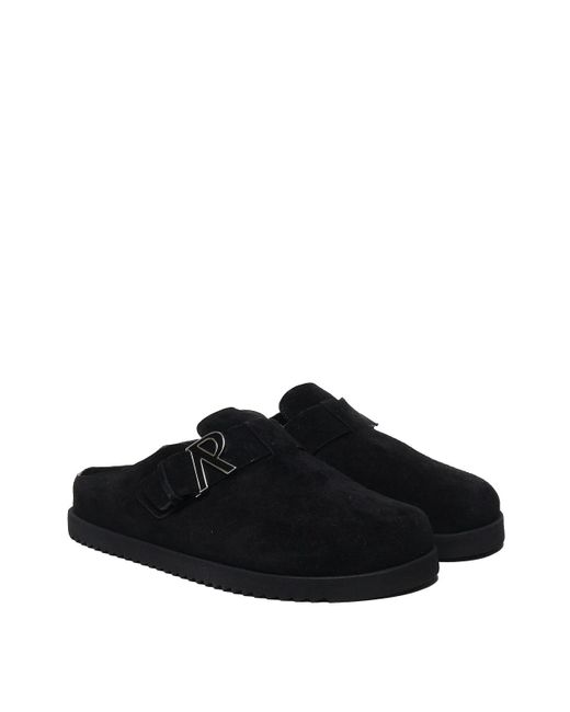Represent Black Mules Initial for men