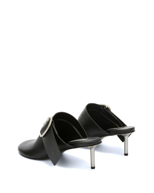 Jil Sander Black Mule Shoe