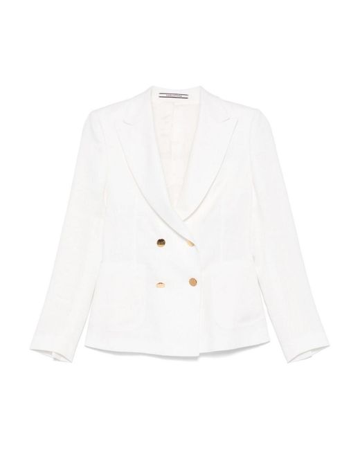 Tagliatore White Blazer J-Coral