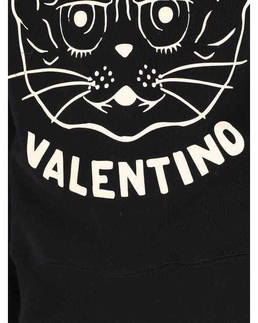 Valentino Black Hooded Sweatshirt for men