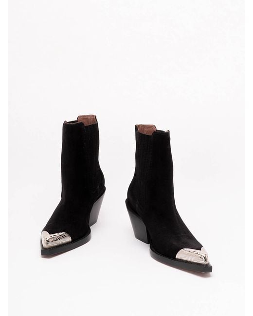 Paris Texas Black 'Dallas' Boots