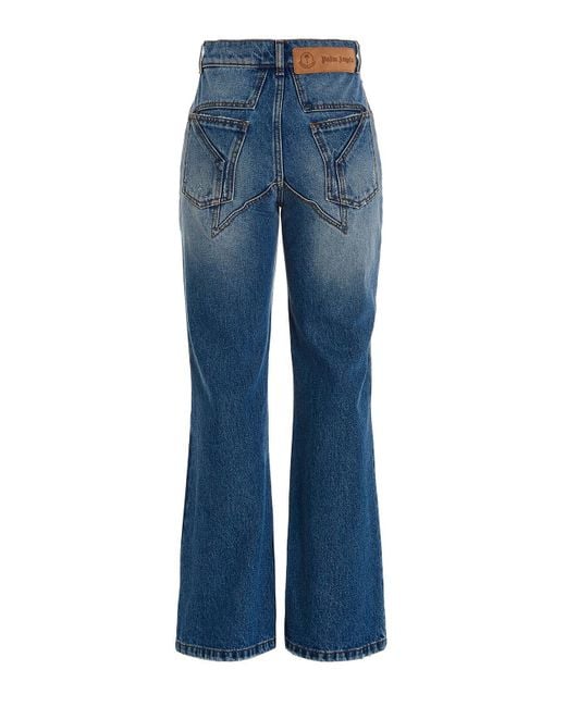 Moncler Blue Jeans Genius X Palm Angels