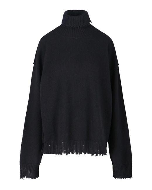 Uma Wang Black Cashmere Sweater