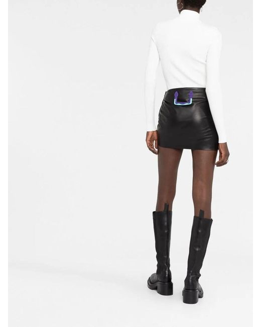 Courreges White Ribbed Knit