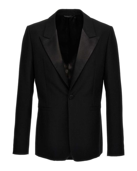 Givenchy Black Peack Lapel Blazer for men