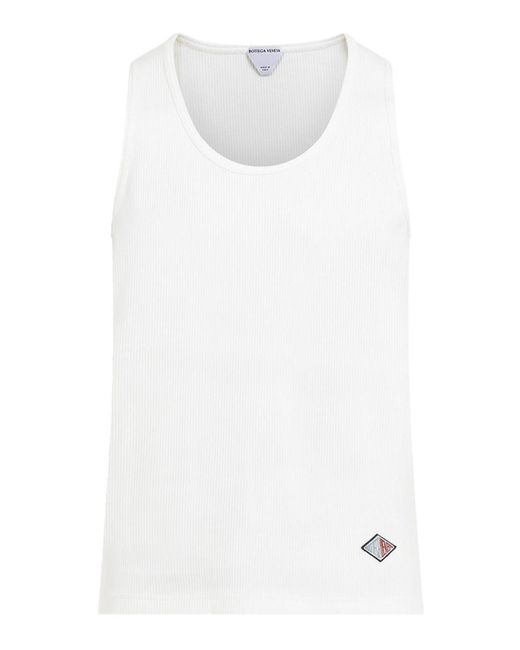 Bottega Veneta White Tank Top for men