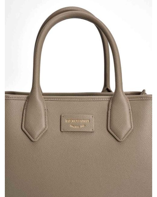 Emporio Armani Natural Medium Shopping Bag