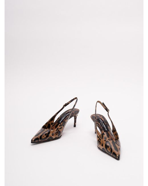 Leopard print slingbacks cheap
