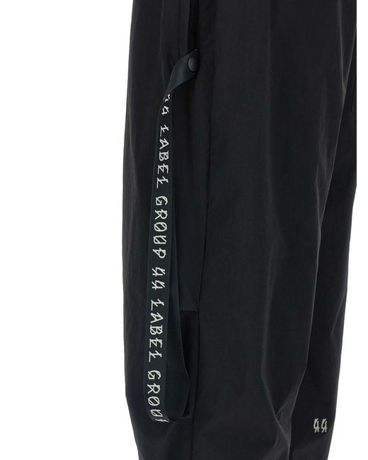 44 Label Group Blue Id Drawsting Pants for men