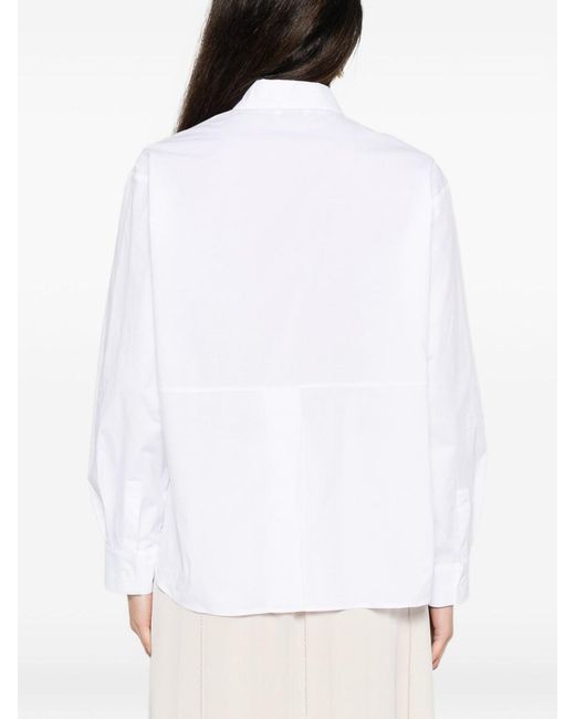 Peserico White Casual Jacket