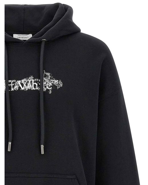 Off-White c/o Virgil Abloh Blue Heraldic Arrow Skate Sweatshirt for men