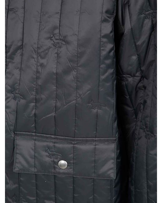 Maison Kitsuné Gray Quilted Blouson for men