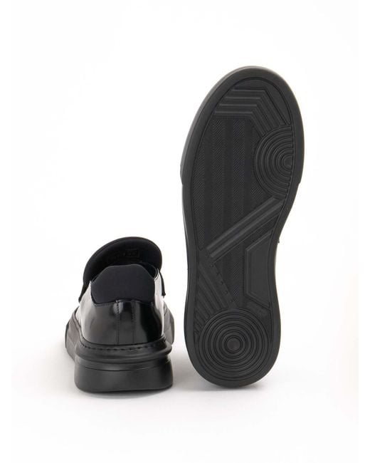 Les Hommes Black Loafer for men