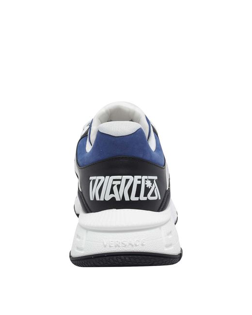 Versace Blue Trigreca Sneakers for men