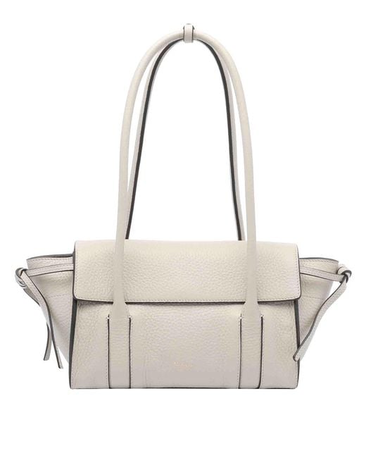 Mulberry White Mini Babyswater Shoulder Bag