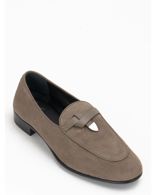 Giuseppe Zanotti Gray Loafer for men