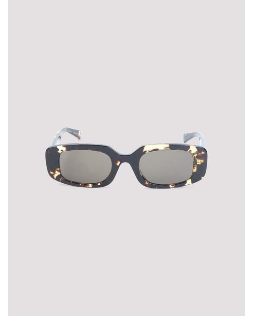 BVLGARI Metallic Tubogas Spotted Havana Sunglasses