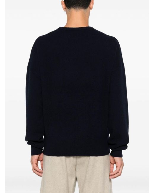 Extreme Cashmere Black Cashmere Crewneck Sweater