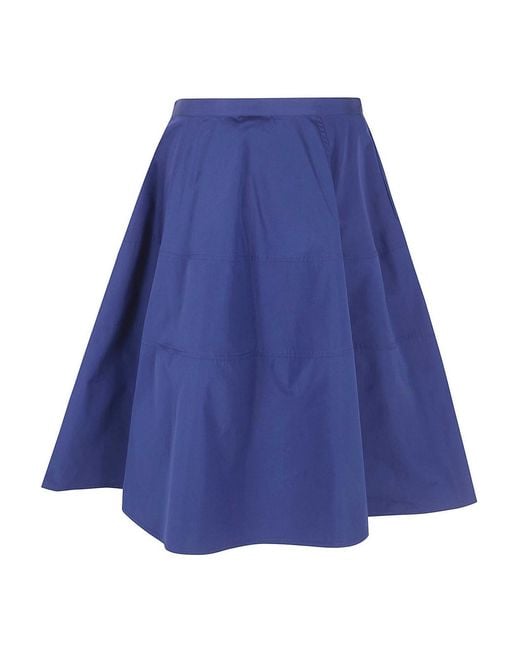 Aspesi Blue Midi Skirt