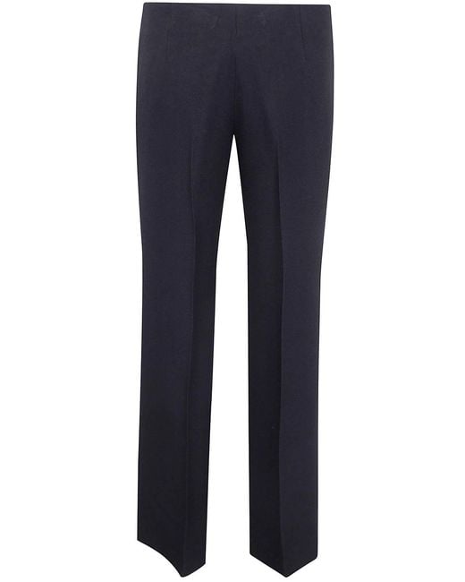 N°21 Blue Low Waist Flared Pants