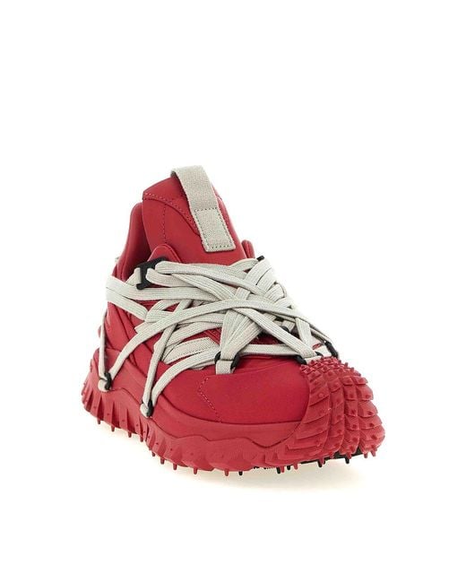 Rick Owens Red Moncler + Sneakers