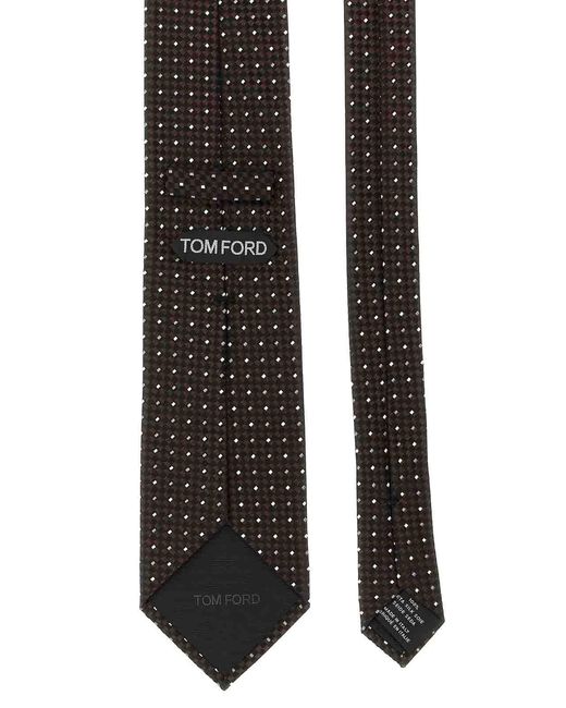 Tom Ford Black Silk Tie for men