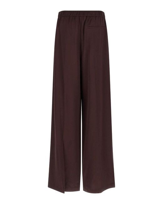 Tory Burch Purple Shiny Pants
