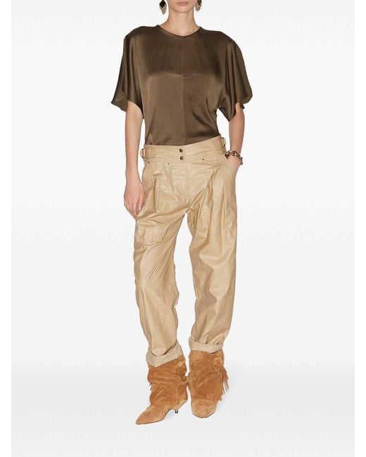 Isabel Marant Brown Karlita Blouse