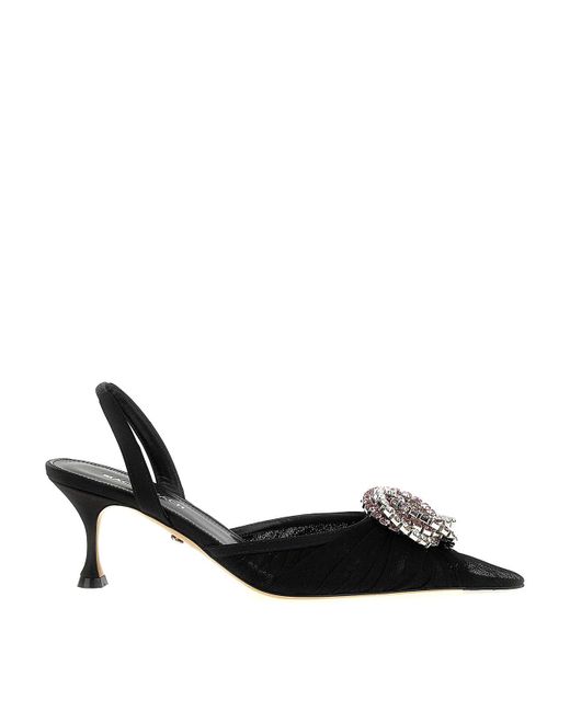 Mach & Mach Black Galaxy Slingback