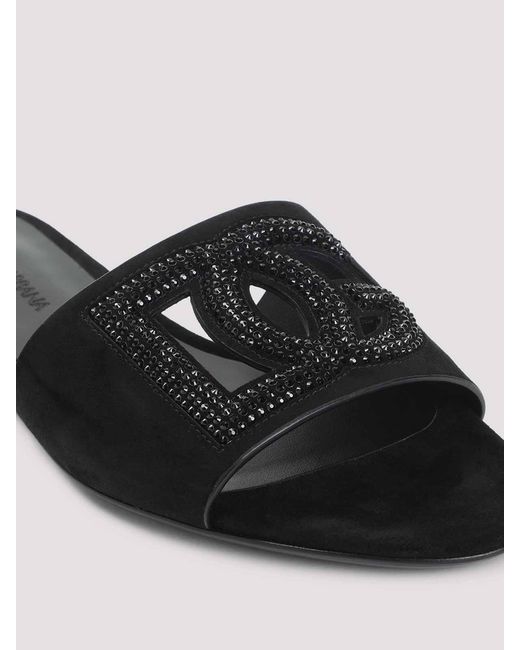 Dolce & Gabbana White Slides