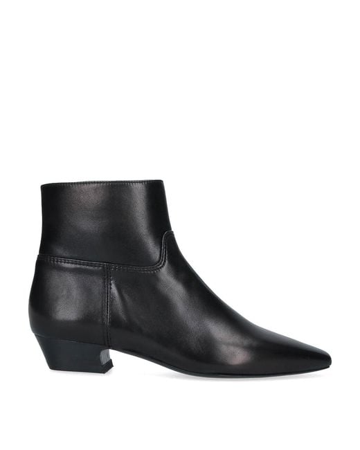 Stuart Weitzman Black Stassi Ankle Boots
