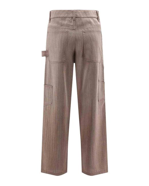 Golden Goose Deluxe Brand Brown Marley Trousers for men