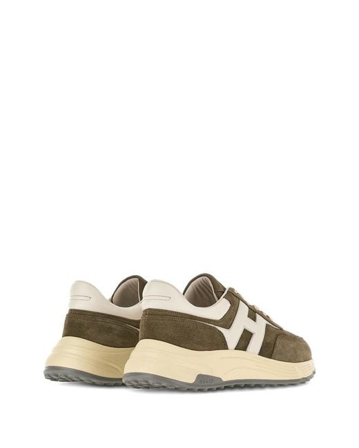 Hogan Green Hiperlight Sneakers for men