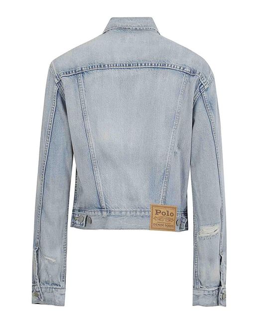 Polo Ralph Lauren Blue Trucker Jacket