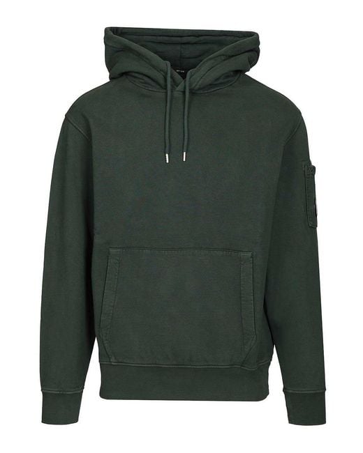 C P Company Green Comfortable With Hood for men