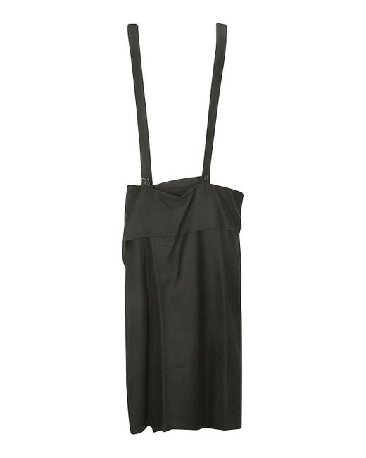 Yohji Yamamoto Black Midi Skirt