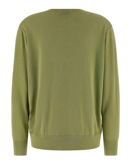 Dries Van Noten Green Tuomas Sweater