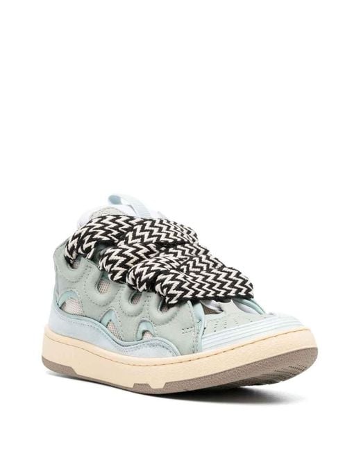 Lanvin White Curb Sneakers Fwskdk02Dra2A21