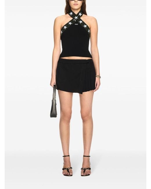 Off-White c/o Virgil Abloh Black Savana Miniskirt