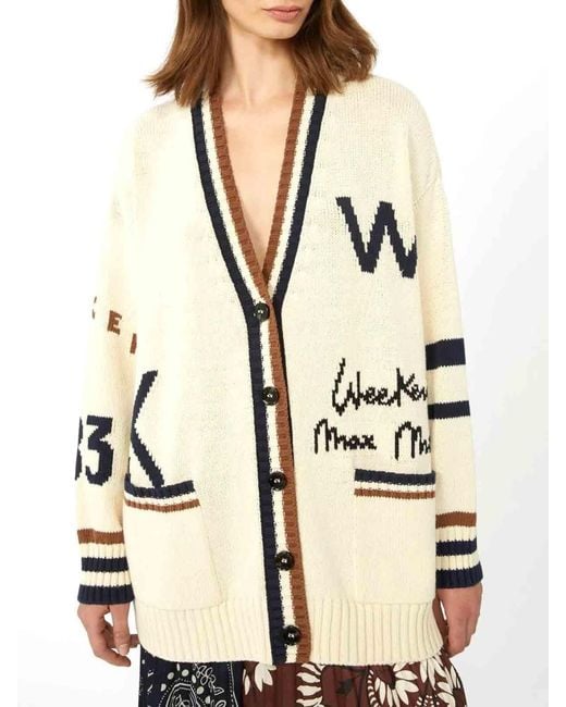 Weekend by Maxmara Natural Oversized Cardigan